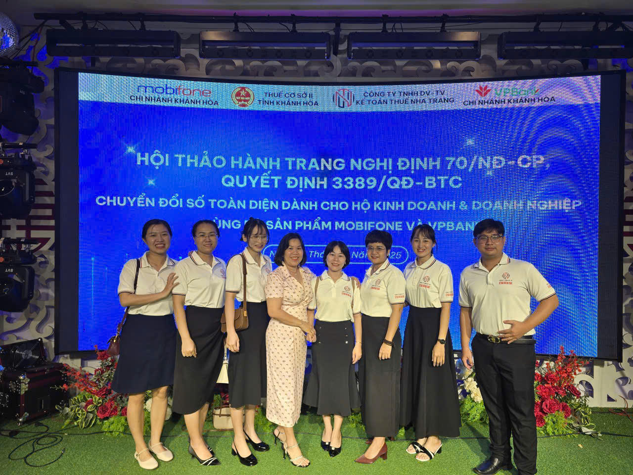 Hội thảo Nghị định 70 phối hợp cùng MISA, MobiFone, VPBank Khánh Hòa